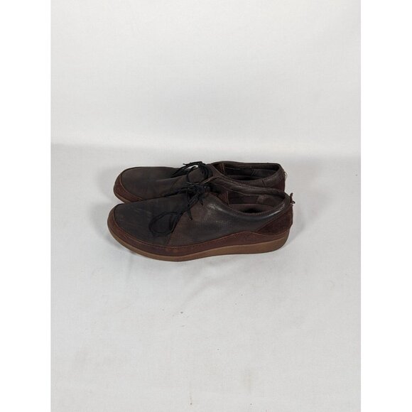 CHACO Mens Montrose Java Leather Oxford Shoe Walking Comfort 12